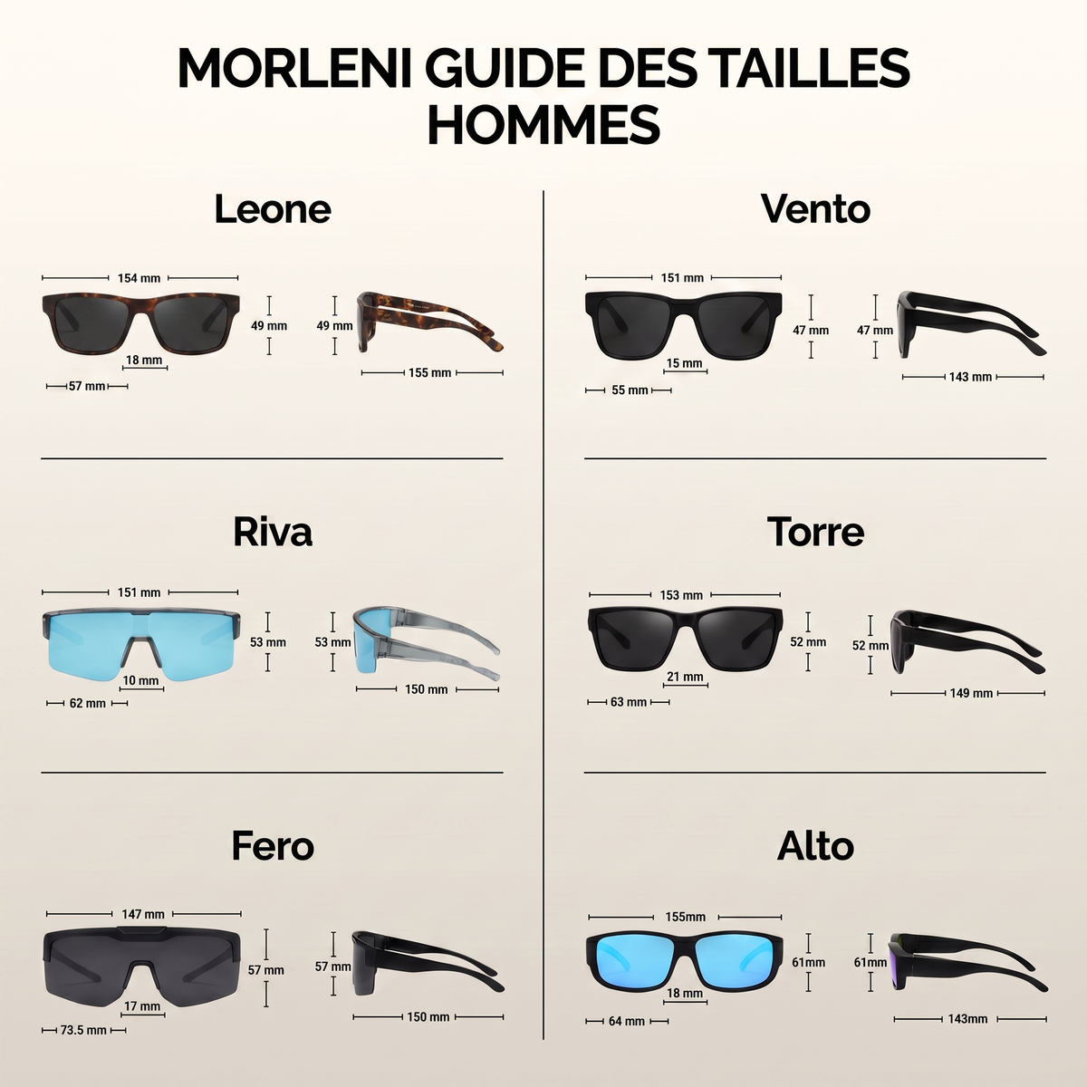 Guide des tailles